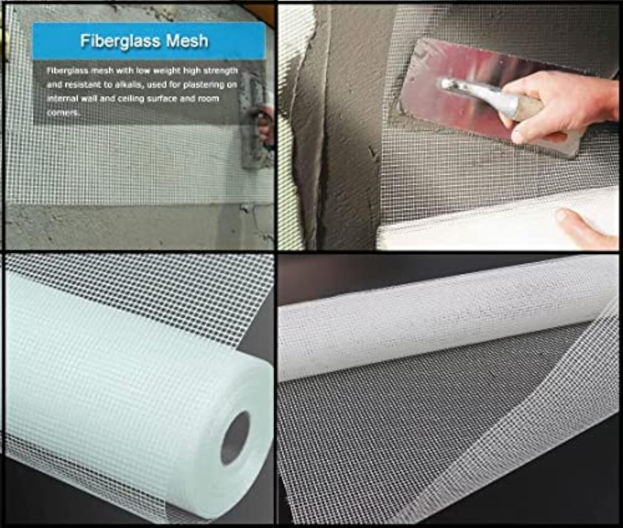 Megazone Fiber Mesh Glass Coated Roll for Waterproofing